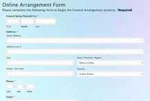 Arrangement Form